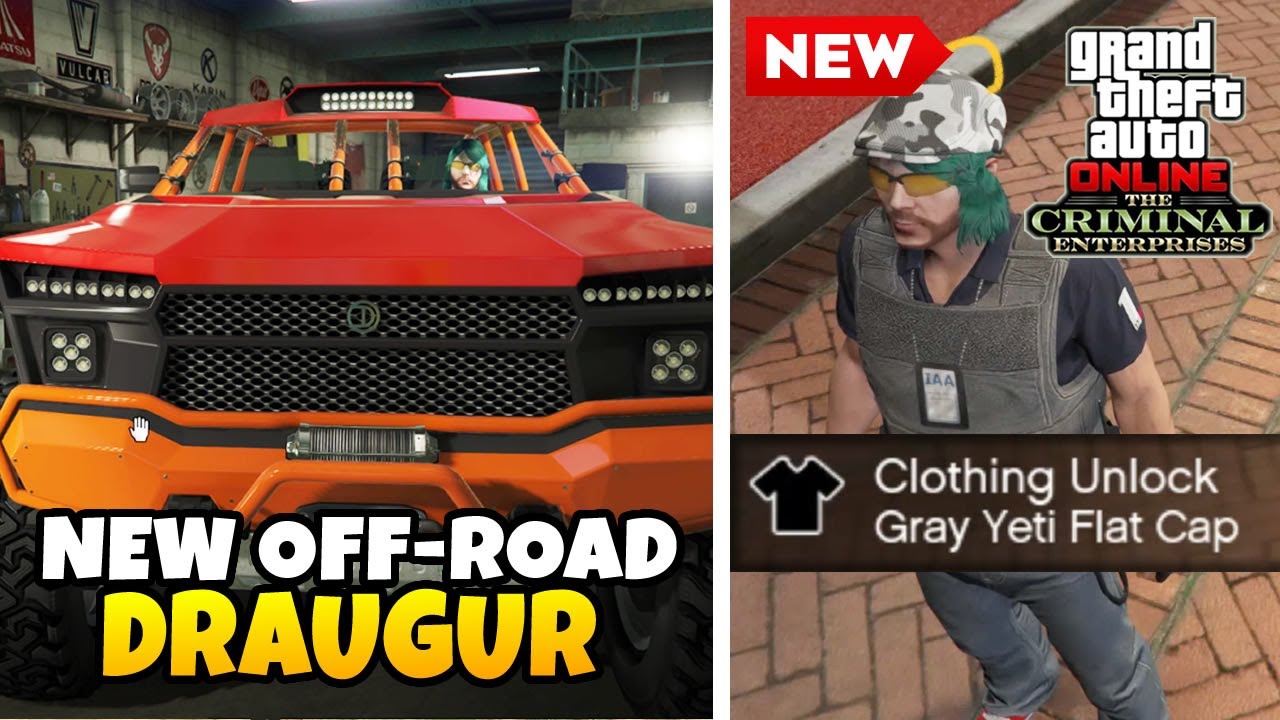Buy The New OFFROAD Vehicle Declasse Draugur & Unlock New Clothing