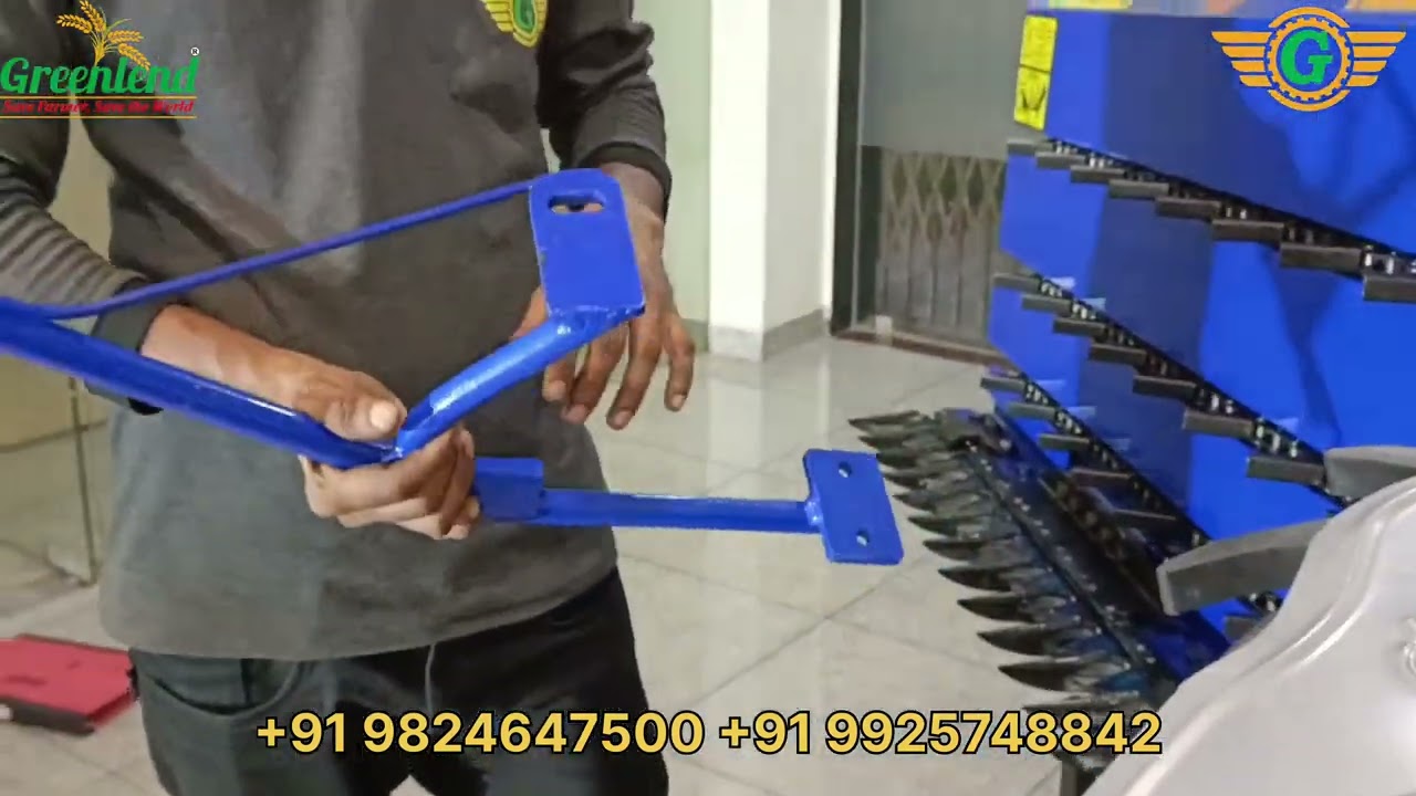 tractor front mounted star wheel assembly video