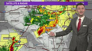 Houston forecast: Gusty storms & downpours overnight