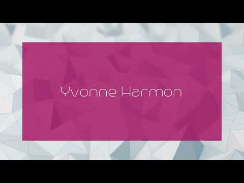 Yvonne Harmon - appearance