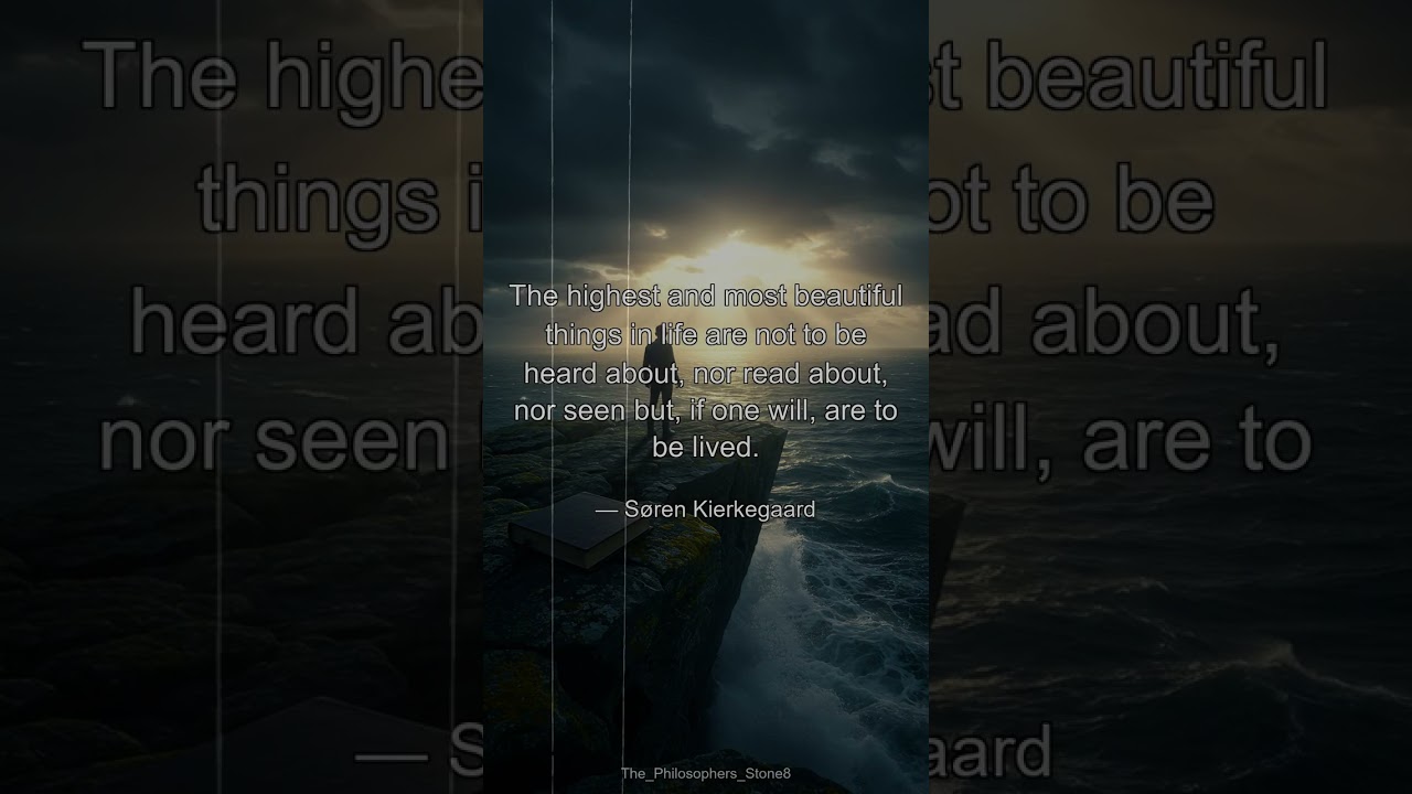 Kierkegaards Brutal Warning About Knowing vs LIVING 