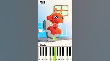 This is Sprunki @lupdup - Piano Tutorial