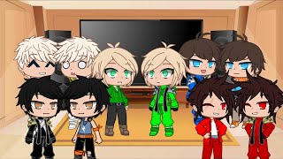 ~LEGO Ninjago Movie react to Original AU~MyAU~ENG and RUS~Part 1~Nya x Jay~GachaClub~