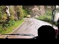 Volvo Driving on Dangerous Road Delhi to Manali Bus