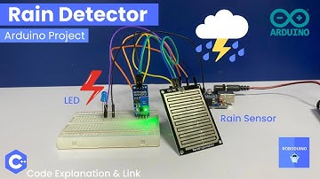 🌧️ Rain Sensor LED Project 💡Home Automation Idea using Arduino UNO 🤖 Smart Rain Alert System