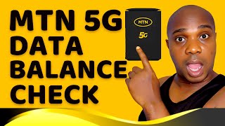 How To Check Data Balance On Mtn 5g Broadband Router — Without Removing The Sim Card