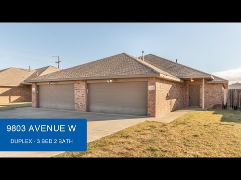 9803 Avenue W, Lubbock, TX home video tour