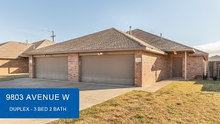 Duplex For Sale 9803 Avenue W Lubbock TX 79423