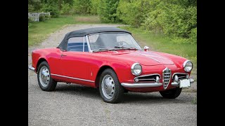 1962 Alfa Romeo Giulietta Spider by Pininfarina