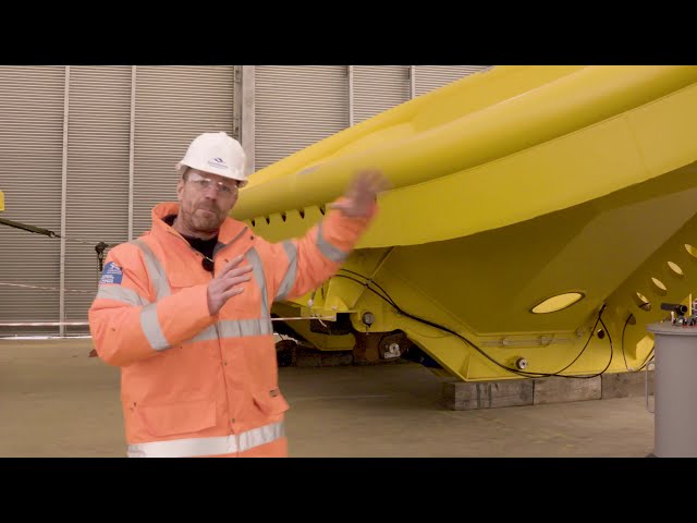 Welsh First Minister on Virtual Tour of mWave - The World's Most Powerful Wave Energy Converter class=