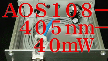 Super Stable LD-PMF Light Source Unit【AOS108-405nm-25mW】ORSA