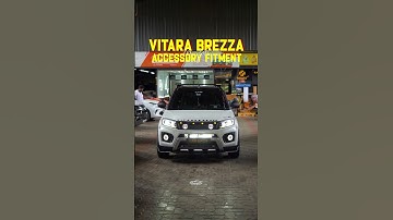 VITARA BREZZA done ✅ custom accessories. Part: 1