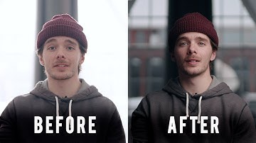 Easy CINEMATIC Interview Lighting in front of Windows // Godox SL200