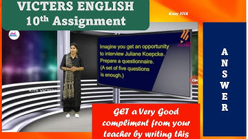 Victers Interview question English Assignment