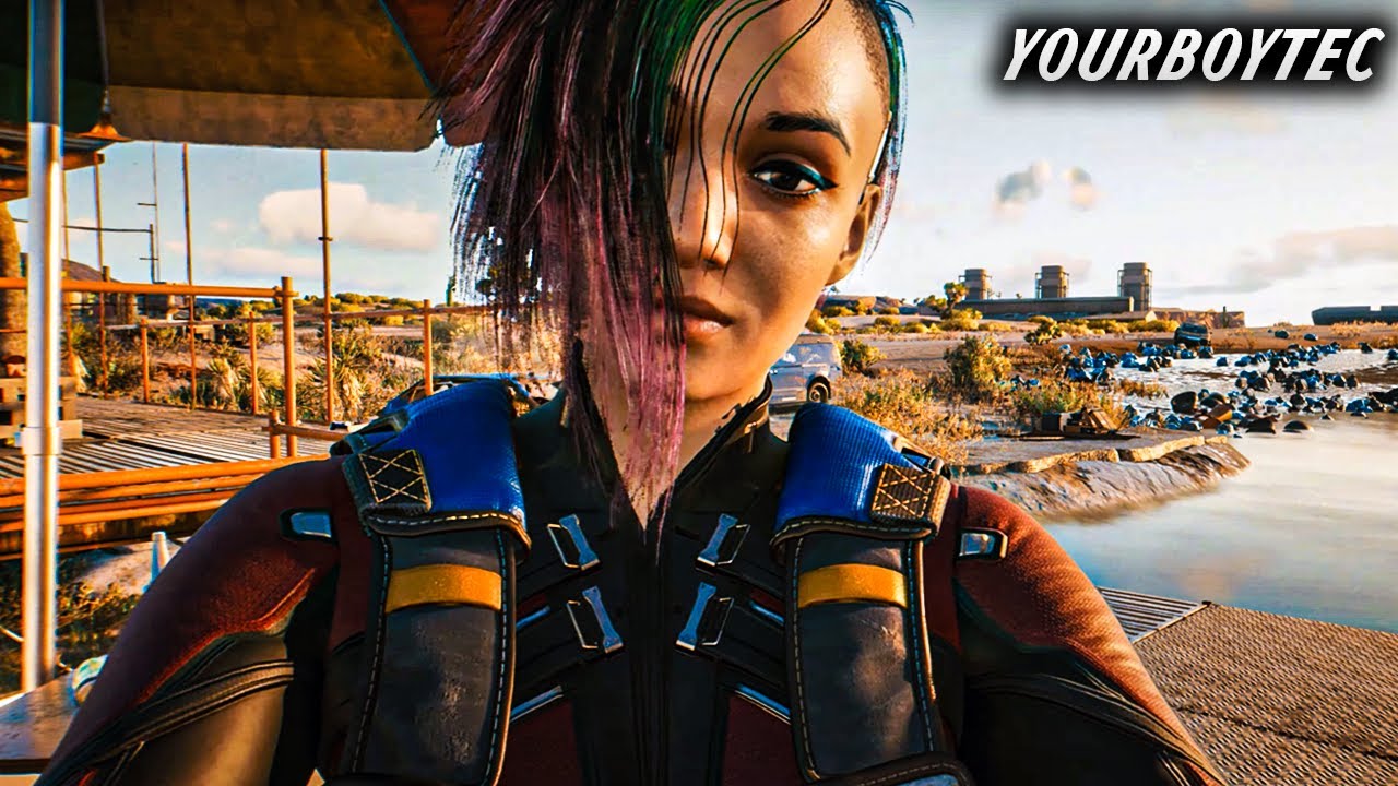 Judy and her wetsuit in Cyberpunk 2077 YouTube