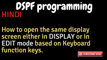 IBM i, AS400 Tutorial, iSeries, System i - How to open the same display screen in DISPLAY/EDIT mode