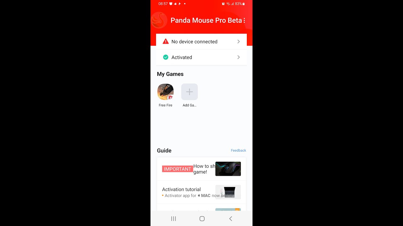 COMO ACTIVAR EL PANDA MOUSE PRO BETA CON UN SOLO TELÉFONO 😎 - YouTube