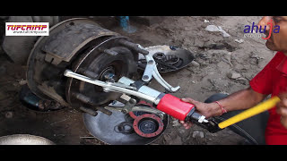 TufCrimp 10 Ton Hydraulic Gear Puller | 3 Jaw Bearing Puller | Heavy Duty Industrial Puller Tool
