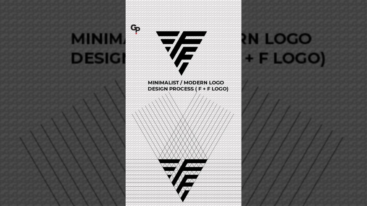 How to Design A Modern | Minimalist Logo [ F + F ] in  Illustrator | Illustrator Tutorial