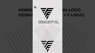 How to Design A Modern | Minimalist Logo [ F   F ] in  Illustrator | Illustrator Tutorial