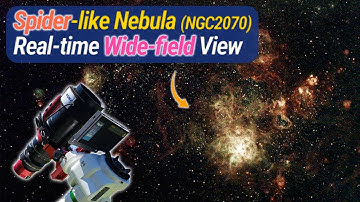 Tarantula Nebula (NGC 2070) in the Large Magellanic Cloud – Real-time EAA View