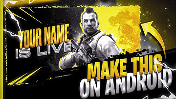 😍😍|| THUMBNAIL TUTORIAL || COD MOBILE |MADE ON ANDROID 🙂 ||😈😈😈