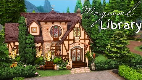 Magical Library ✨// The Sims 4: Speed Build // No CC