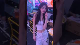 A skinny beautiful asian girl