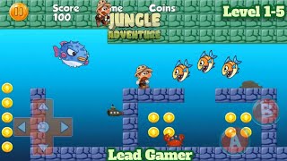 Super Dino Bros Jungle World Game Level 1-5 #gaming #games #gameplay screenshot 4