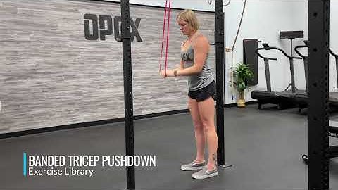 Banded Tricep Pushdown