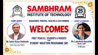 Details The Journey Begins!  1st Year Engineering Induction & Orientation 2026 | Sambhram Institute of Tec News