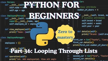 Python for Beginners — Part 36: Looping Through Lists