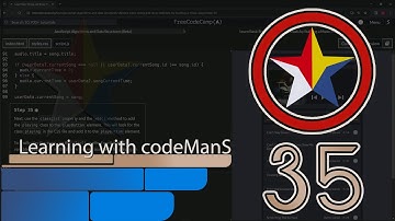 Learn Basic String and Array Methods by Building a Music Player - Step 35 | freeCodeCamp | (Beta)