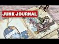 junk journal HOW-TO | decorating front cover and 2 pages