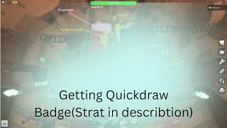 GET THE QUICKDRAW BADGE - WIN BADLANDS II (Strat in desc)