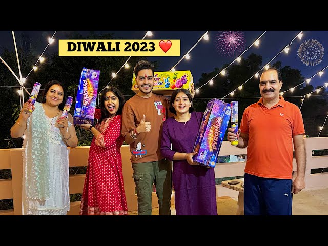 Diwali Celebration with Family ❤️😍 Sabse Bade Sky Shots Patakhe 🚀🔥 class=