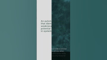 Vulnerability Scan, Cybersecurity Mini Dictionary #shorts