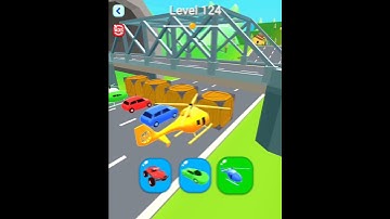 Shape-shifting Funny Race All Levels Gameplay Walkthrough Master Level #124 BeamNG.drive #Shorts