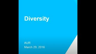 Diversity in Radiology