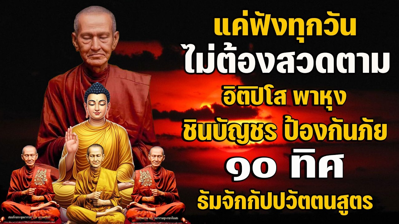 อิติปิโส พาหุง ชินบัญชร ป้องกันภัย ๑๐ ทิศ I มหาเมตตาใหญ่ ยอดพระกัณฑ์ไตรปิฎก ธัมจักกัปปวัตตนสูตร