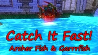 Wizard101: Fishing Catch It Fast - Archer & Garrrfish