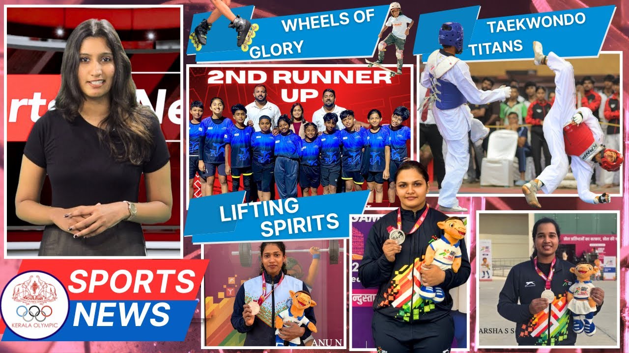 Kerala Shines Bright | Weekly Sports News | Taekwondo | Skating | Weightlifting | Kerala Olympic