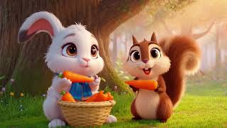 🐰 Benny the Bunny Learns to Share | Kids Moral Story | Bedtime Story for Children