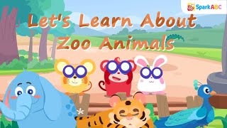 Learn Zoo Animals' names | Basic English Words | Build Vocabulary for kids |Zoo Animals for Kids