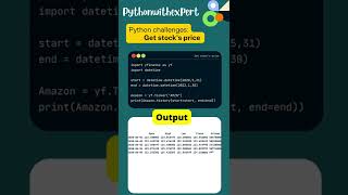 extract stock price data using python