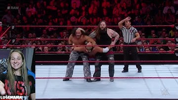 WWE Raw 5/14/18 Bray Wyatt Matt Hardy vs The Revival