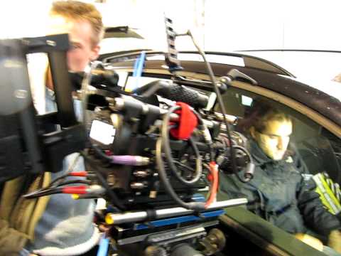 Sam de film, draaidag 2; camera car mount en auto ...