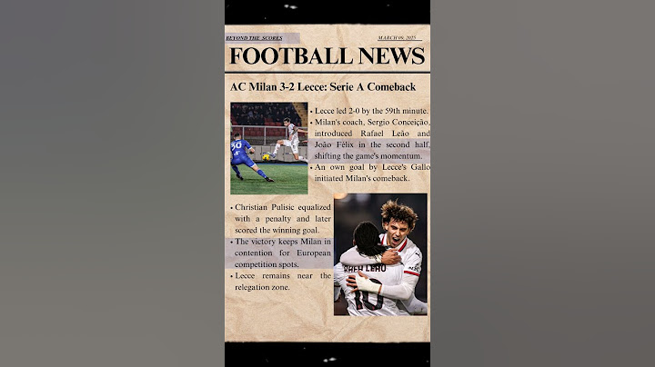 Pulisic Leads Milan's Stunning Comeback! 🔴⚫#football #acmilan #seriea #leão