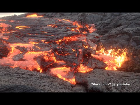 pu'u-o'o-lava-flow-recent-footage--may/2015-hawai'i-kilauea