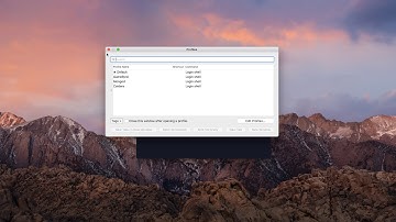 Using Profiles and Arrangements in iTerm2